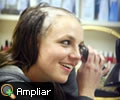 Britney Spears raspando o cabelo