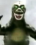 O assustador Godzilla de Brinquedo