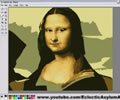 Mona Lisa desenhada no Paint