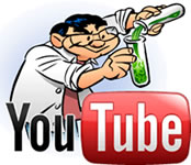 Cientista bulindo no YouTube